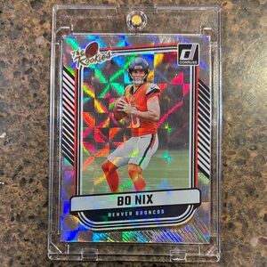 Russ Holographic Football Card with Player Image